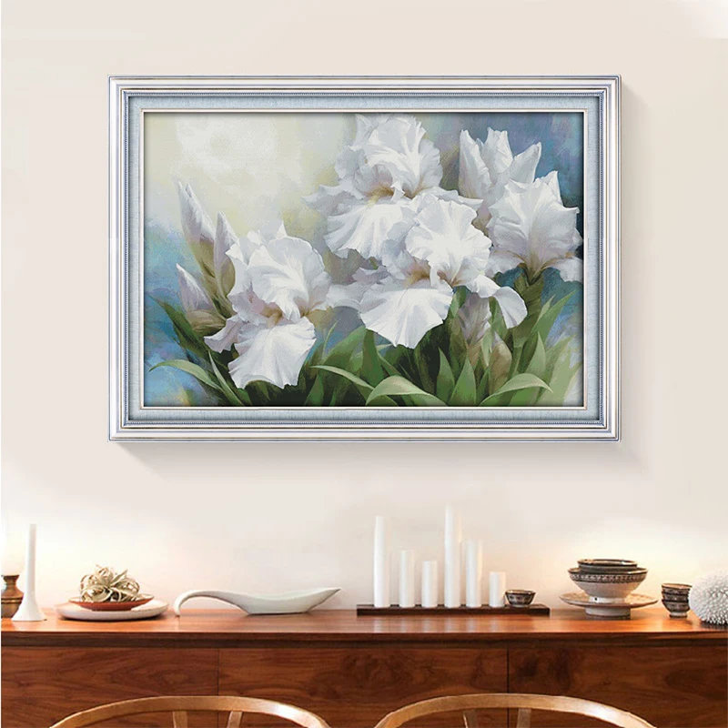 Joy Sunday White iris Counted DIY Cross Stitch kits , flowers Embroidery Needlework Set, Home Decoration Send Accessory Tools
Joy Sunday White iris Counted DIY Cross Stitch kits , flowers Embroidery Needlework Set, Home Decoration Send Accessory Tools