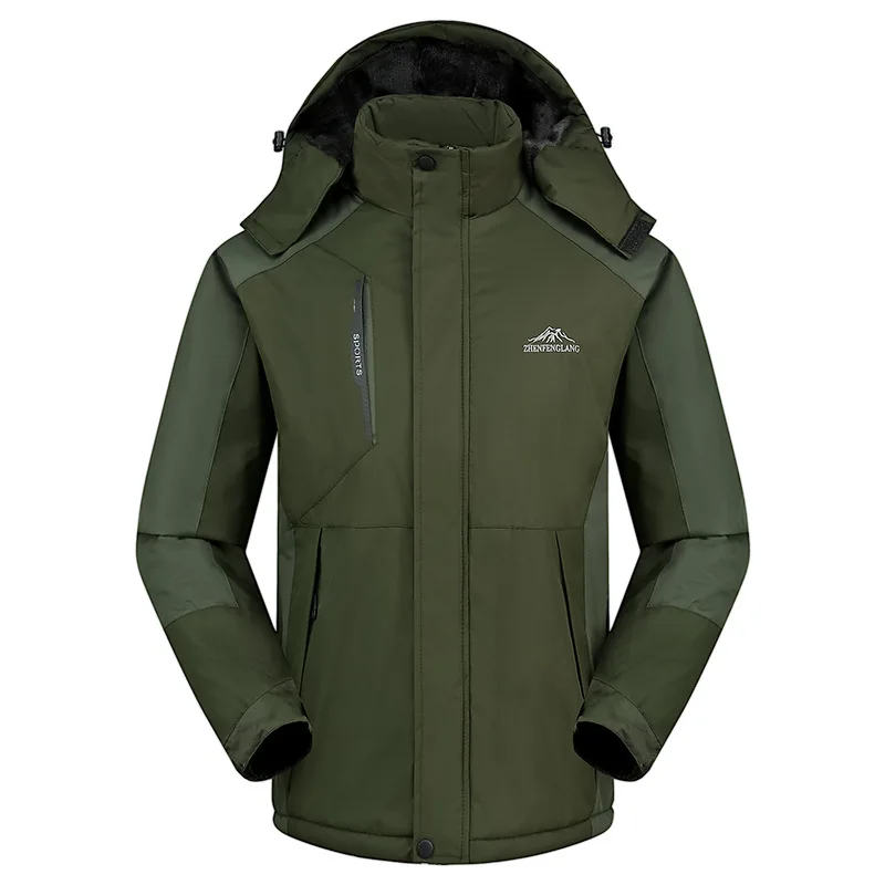 Ski suit jacket plus velvet thick cotton jacket men's jacket warm cold-proof mountaineering suit
Ski suit jacket plus velvet thick cotton jacket men's jacket warm cold-proof mountaineering suit