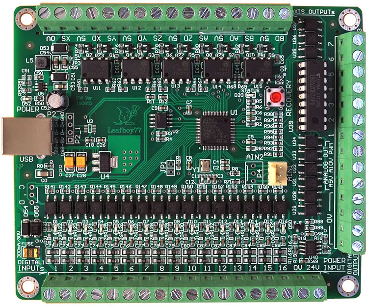 Mach3 USB Control Card CNC CNC Engraving Machine Interface Board Motion Control Card NPN (B Version)
Mach3 USB Control Card CNC CNC Engraving Machine Interface Board Motion Control Card NPN (B Version)