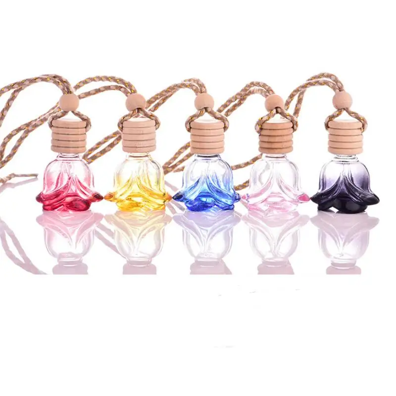 Rose Perfume Bottle Flower Shape Empty Glass Car Essential Oils Perfume Pendant Ornament Rose Fragrance Bottles LX8427
Rose Perfume Bottle Flower Shape Empty Glass Car Essential Oils Perfume Pendant Ornament Rose Fragrance Bottles LX8427
