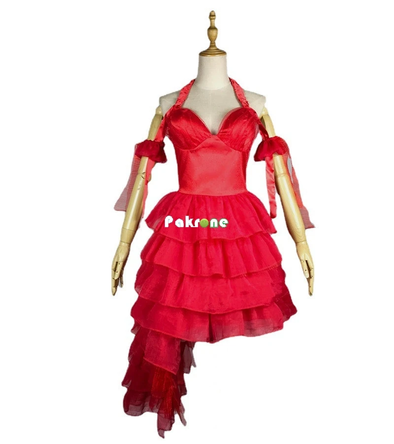 Suicide Cosplay Costume Full Dress Girl Red Layered Dress Halloween Party Lady Dress
Suicide Cosplay Costume Full Dress Girl Red Layered Dress Halloween Party Lady Dress