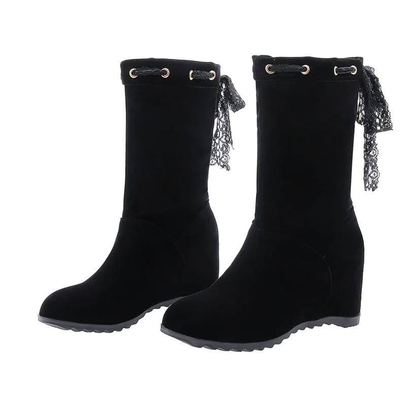 YQBTDL Retro Ribbon Knot Flock Wedges Ankle Boots for Women Autumn 2024 Party Slip-on Girl Shoes Drop Shipping Plus Size 34-43
YQBTDL Retro Ribbon Knot Flock Wedges Ankle Boots for Women Autumn 2024 Party Slip-on Girl Shoes Drop Shipping Plus Size 34-43