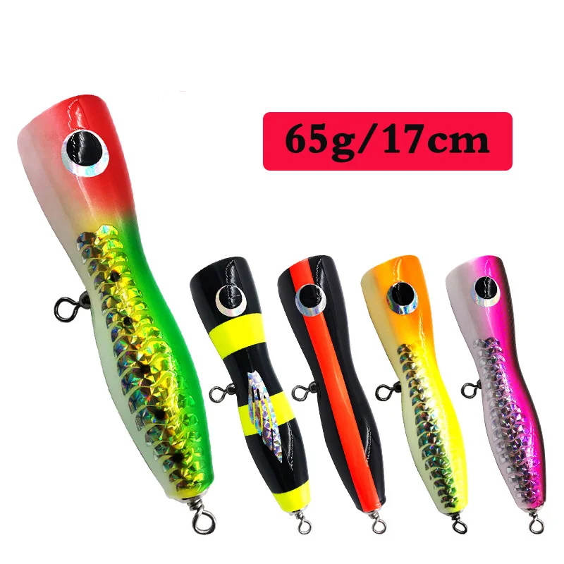 Wood Fish Bait Floating Sea Fishing 65g / 17cm Bumping Wave Climbing Bait GT Tuna Bait Boat Bait False Bait
Wood Fish Bait Floating Sea Fishing 65g / 17cm Bumping Wave Climbing Bait GT Tuna Bait Boat Bait False Bait