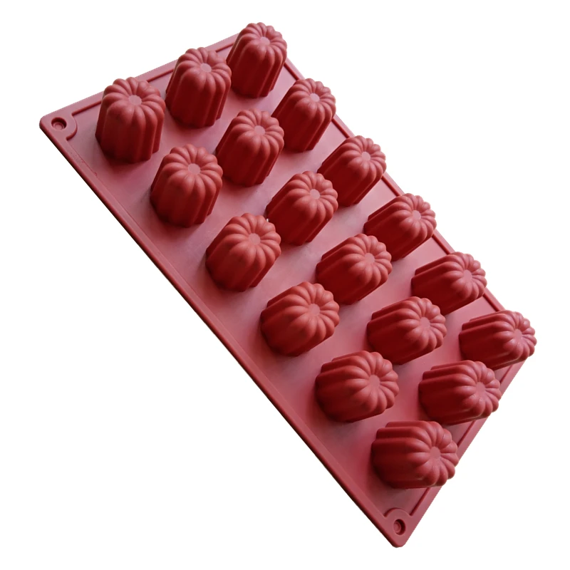 Silicone Mold for Dessert, 18-cavity, Molds for Baking, French Dessert, Angel's Bell, 1Pc,Cannele mold,Food grade
Silicone Mold for Dessert, 18-cavity, Molds for Baking, French Dessert, Angel's Bell, 1Pc,Cannele mold,Food grade