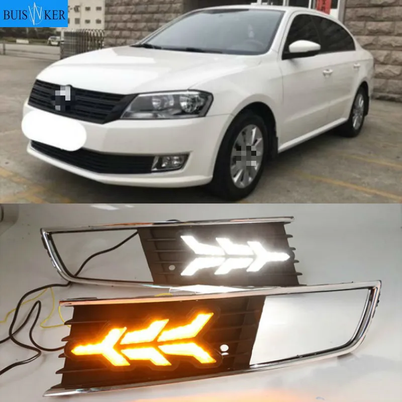 1 Pair LED DRL Daytime Running Light For Volkswagen VW Lavida 2013 2014 with Yellow Trun Signal Light Blue Night Lamp
1 Pair LED DRL Daytime Running Light For Volkswagen VW Lavida 2013 2014 with Yellow Trun Signal Light Blue Night Lamp