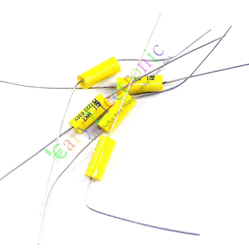 100pcs 630V yellow through-center axial tube amplifier coupling film capacitor fever electrodeless copper audio speaker 0.0022uf
100pcs 630V yellow through-center axial tube amplifier coupling film capacitor fever electrodeless copper audio speaker 0.0022uf