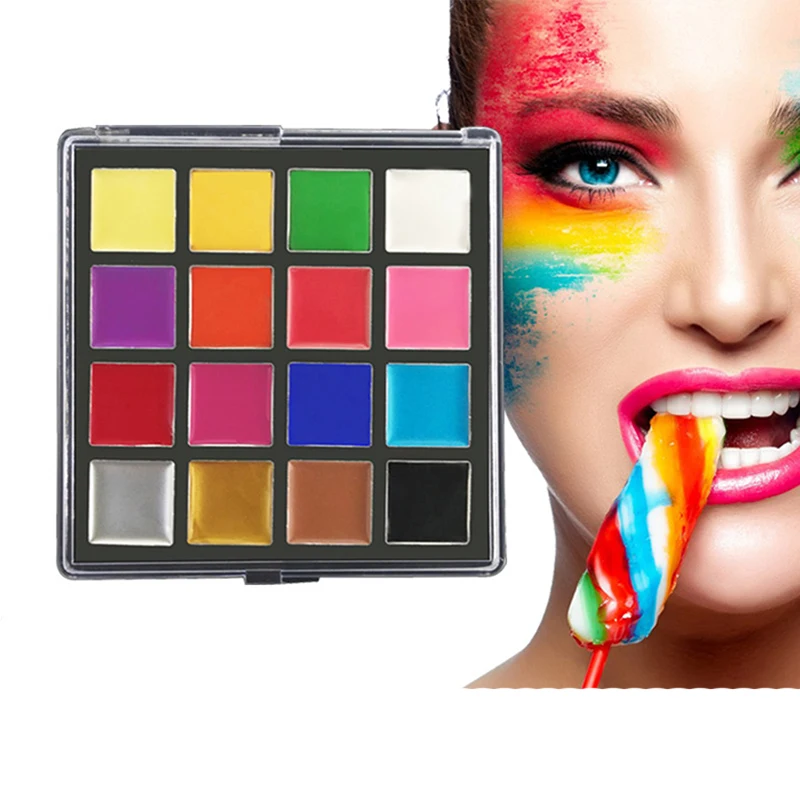 Face Painting Oil Paint Waterproof Body Art Creamy Halloween Palette Special Makeup Cosmetic Cosplay Belly Painting Maquillaje
Face Painting Oil Paint Waterproof Body Art Creamy Halloween Palette Special Makeup Cosmetic Cosplay Belly Painting Maquillaje