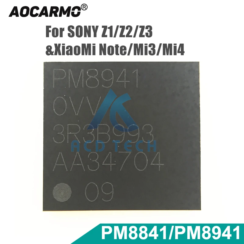 Aocarmo для Sony Xperia Z1 Z2 Z3 для Xiaomi 3 4 Модуль питания IC чип PM8841 PM8941 OVV
Aocarmo для Sony Xperia Z1 Z2 Z3 для Xiaomi 3 4 Модуль питания IC чип PM8841 PM8941 OVV
