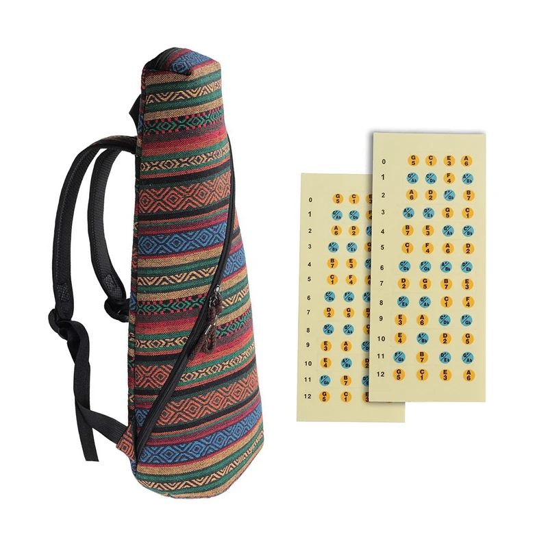 1pcs Bohemian Ukulele Case Bag For Tenor Ukulele 26 Inch,10mm Sponge Padded(Tenor) & 2pcs Ukulele Decals Fretboard Note Decals S
1pcs Bohemian Ukulele Case Bag For Tenor Ukulele 26 Inch,10mm Sponge Padded(Tenor) & 2pcs Ukulele Decals Fretboard Note Decals S