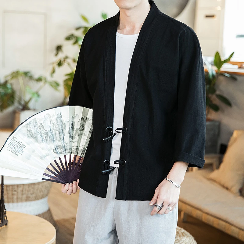 Men's Cotton Linen Kimono Jackets Leisure Cardigan Streetwear Shirts Japanese Samurai Traditional Casual Coats 5XL hanfu men
Men's Cotton Linen Kimono Jackets Leisure Cardigan Streetwear Shirts Japanese Samurai Traditional Casual Coats 5XL hanfu men