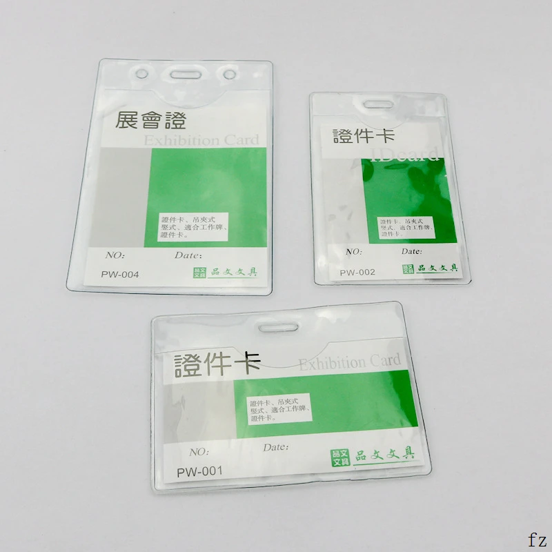 500 Pcs Clear ID Badge Holders Plastic Waterproof Name Card Case PVC Clear Card Storage Organizer
500 Pcs Clear ID Badge Holders Plastic Waterproof Name Card Case PVC Clear Card Storage Organizer