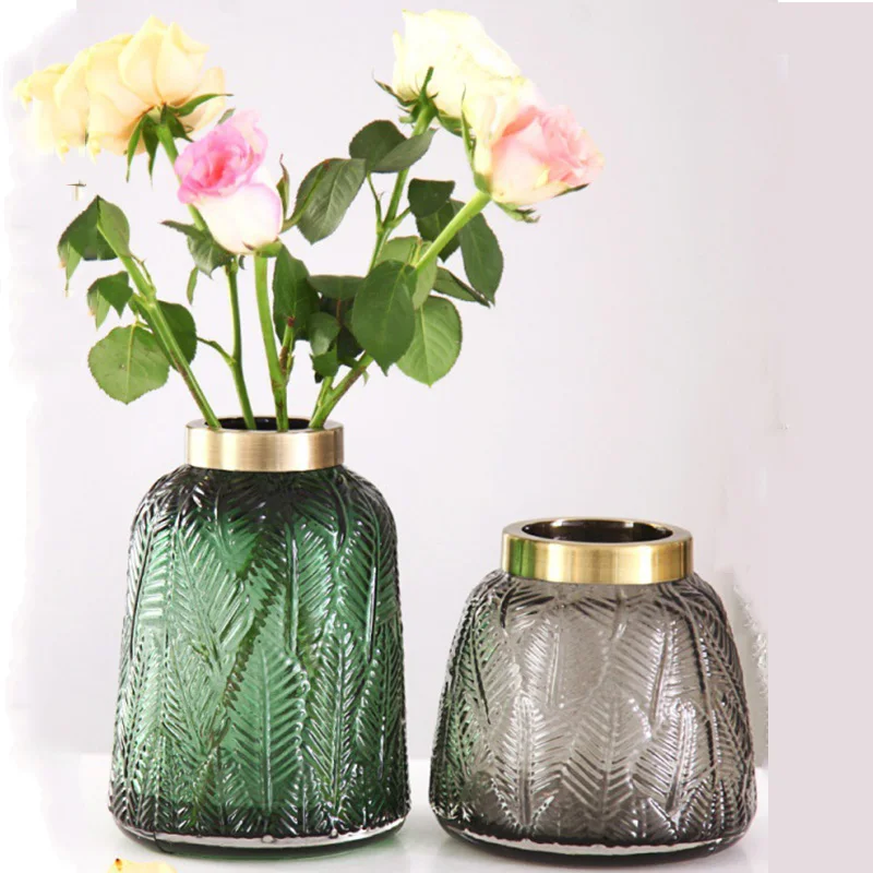 Metal Ring Glass Vases Home Desk Decoration Hydroponic Transparent Flower Bottle Living Room Hotel Wedding Table Decor Vase
Metal Ring Glass Vases Home Desk Decoration Hydroponic Transparent Flower Bottle Living Room Hotel Wedding Table Decor Vase