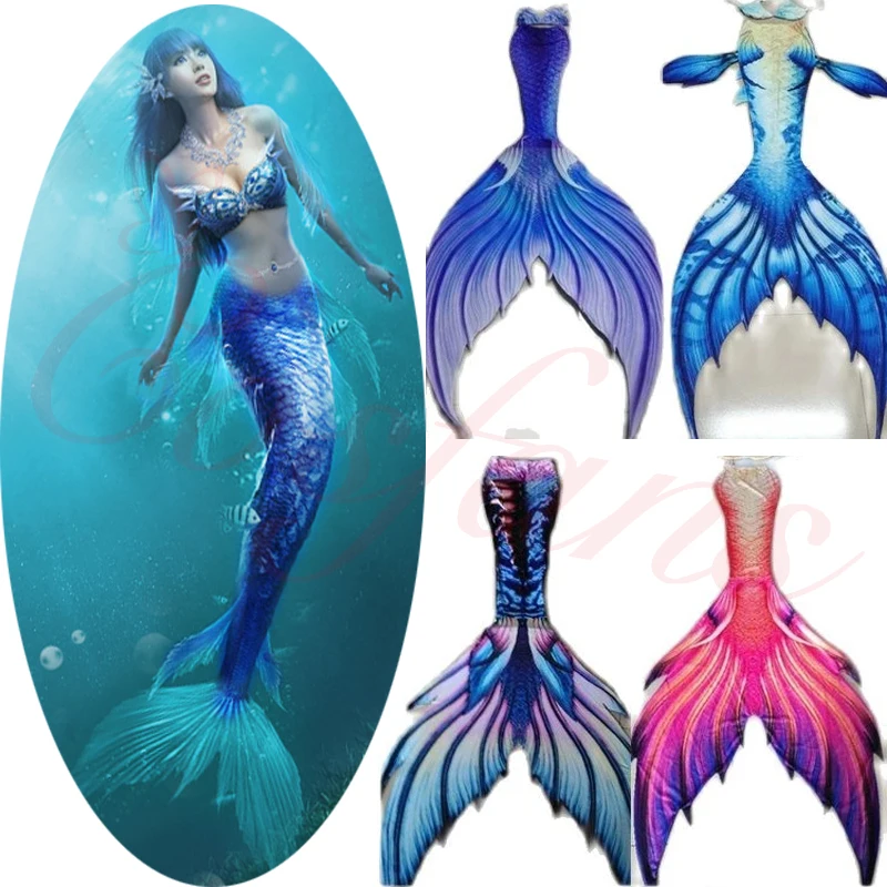 Customized Mermaid Tail Cosplay Costumes for Swimming Swimsuit Tail and Fins Mermaid For Adult Kids With Monofin New Swimmable
Customized Mermaid Tail Cosplay Costumes for Swimming Swimsuit Tail and Fins Mermaid For Adult Kids With Monofin New Swimmable