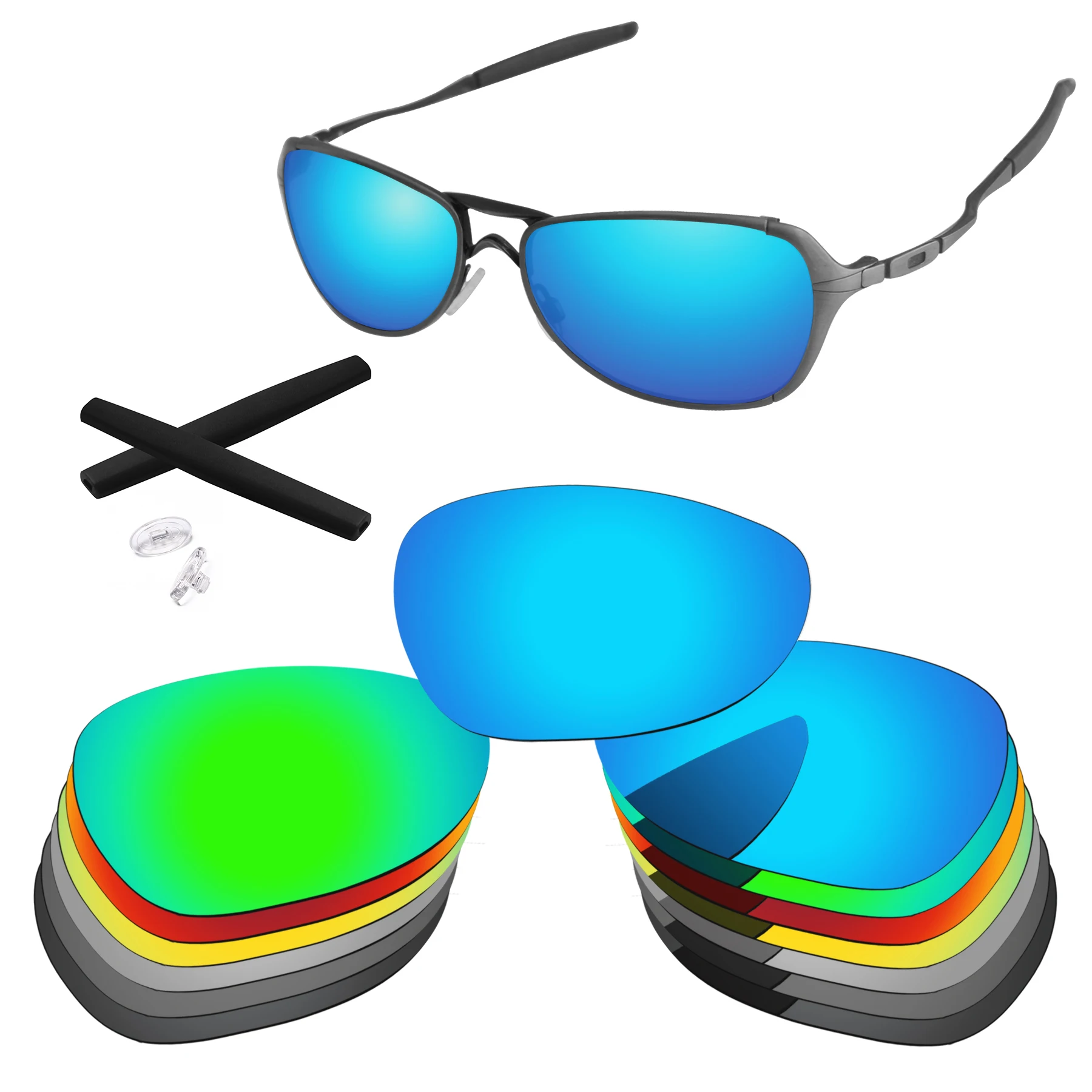 Bsymbo Multiple Options Replacement Lenses + Black Rubber Kit for-Oakley Felon Sunglasses Polarized
Bsymbo Multiple Options Replacement Lenses + Black Rubber Kit for-Oakley Felon Sunglasses Polarized