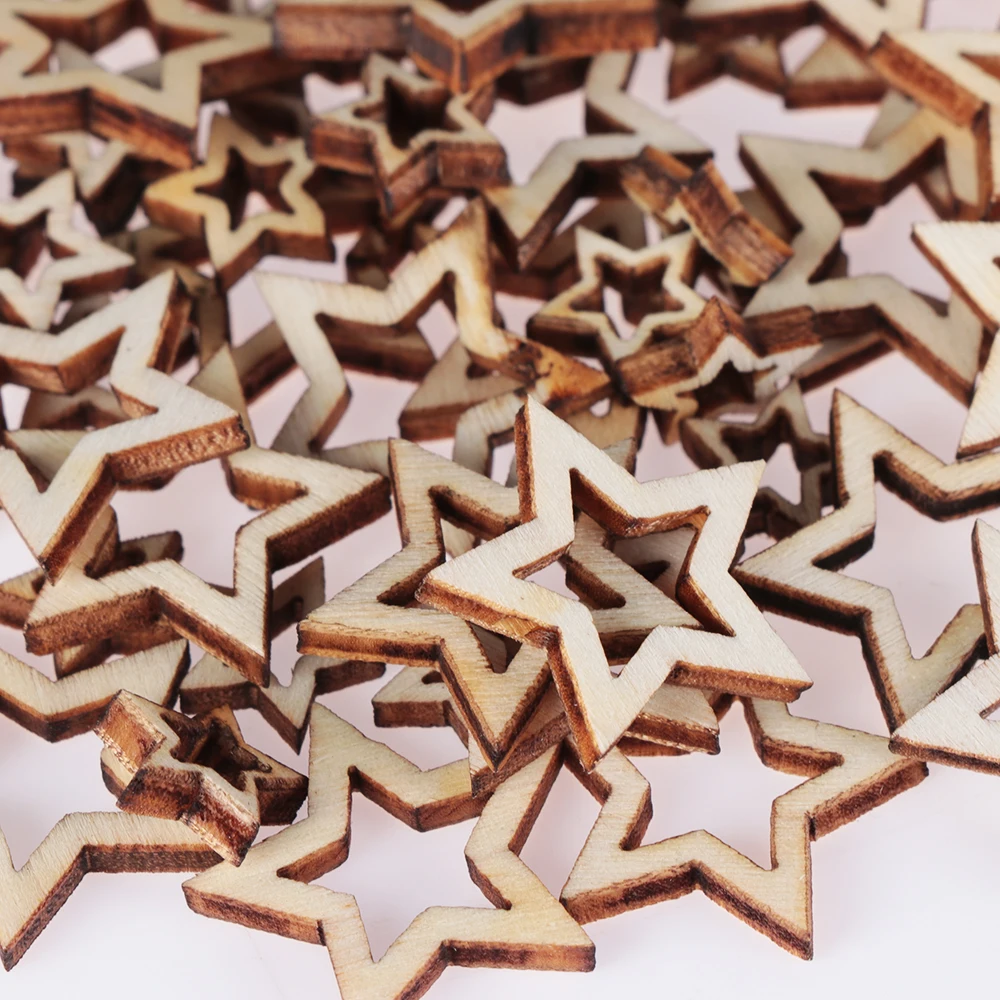 Wooden Hollowed Stars Crafts DIY Wood Slices Beads Decoration For Arts Scrapbooking Embellishments
Wooden Hollowed Stars Crafts DIY Wood Slices Beads Decoration For Arts Scrapbooking Embellishments