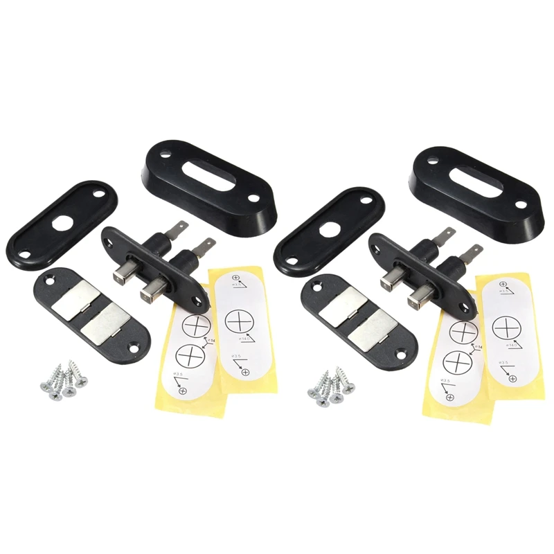 2X Black Sliding Door Contact Switch for Car Van Alarm Central Locking for T4 FORD
2X Black Sliding Door Contact Switch for Car Van Alarm Central Locking for T4 FORD