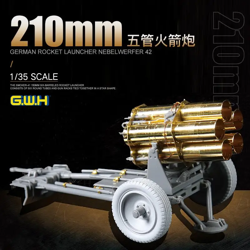 GreatWall модель L3503 1/35 масштаб 210 мм немецкий ракетный пусковой механизм NEBEL WERFER 42 + L3504 металлический Cannonball
GreatWall модель L3503 1/35 масштаб 210 мм немецкий ракетный пусковой механизм NEBEL WERFER 42 + L3504 металлический Cannonball
