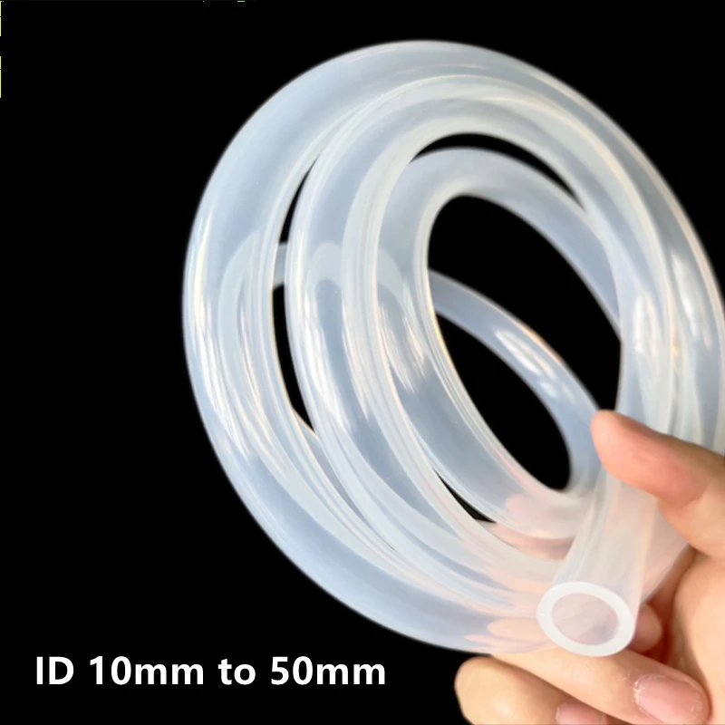 Food Grade Silicone Hose Silica Gel Tube Pipe Temperature Resistance ID 10mm - 50mm Transparent
Food Grade Silicone Hose Silica Gel Tube Pipe Temperature Resistance ID 10mm - 50mm Transparent