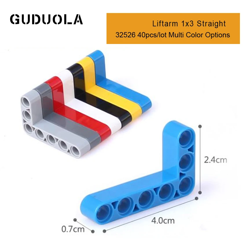 Детали Guduola 32526 Liftarm 1x3, строительные блоки MOC, развивающие креативные игрушки «сделай сам» для детей, 40 шт./лот
Детали Guduola 32526 Liftarm 1x3, строительные блоки MOC, развивающие креативные игрушки «сделай сам» для детей, 40 шт./лот