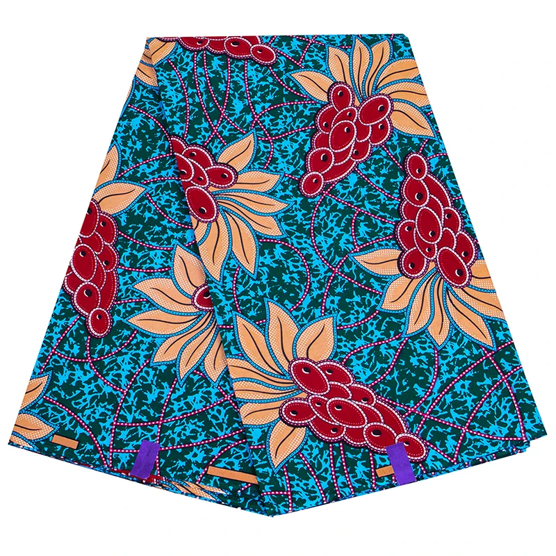 African Wax Print Fabric Guaranteed 2021 Fashion Flowers Print Ankara Material Real Wax Tissu For Female Clothes 6 Yards Cotton
African Wax Print Fabric Guaranteed 2021 Fashion Flowers Print Ankara Material Real Wax Tissu For Female Clothes 6 Yards Cotton