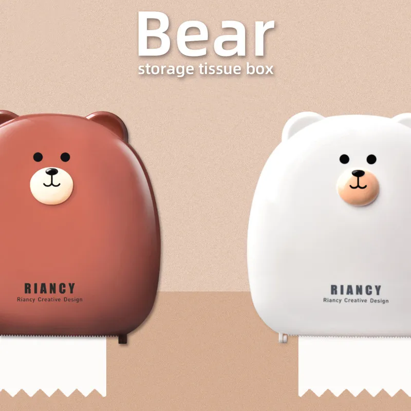 Бытовая коробка для хранения туалетной бумаги с большим медведем, держатель для туалетного полотенца, многофункциональная настенная коробка для хранения салфеток без отверстий
Бытовая коробка для хранения туалетной бумаги с большим медведем, держатель для туалетного полотенца, многофункциональная настенная коробка для хранения салфеток без отверстий