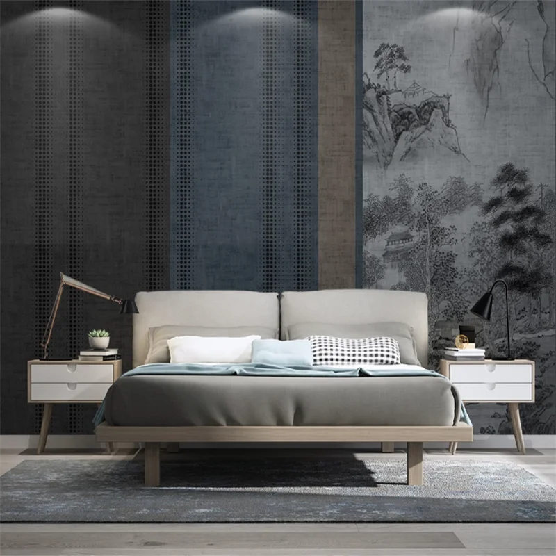 wellyu Customized large-scale murals, new Chinese style, ink, landscape, mountains, water, national wind background wall
wellyu Customized large-scale murals, new Chinese style, ink, landscape, mountains, water, national wind background wall