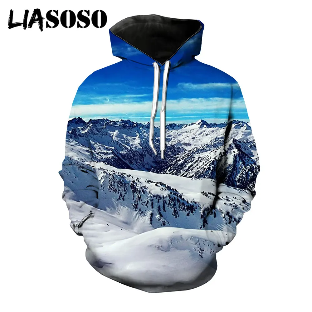 LIASOSO 3D Print Snow Mountain Ice Sea Hoodies Women Men's Casual Hip Hop Coat Harajuku Fitness Fashion Sweatshirt Tops Clothing
LIASOSO 3D Print Snow Mountain Ice Sea Hoodies Women Men's Casual Hip Hop Coat Harajuku Fitness Fashion Sweatshirt Tops Clothing