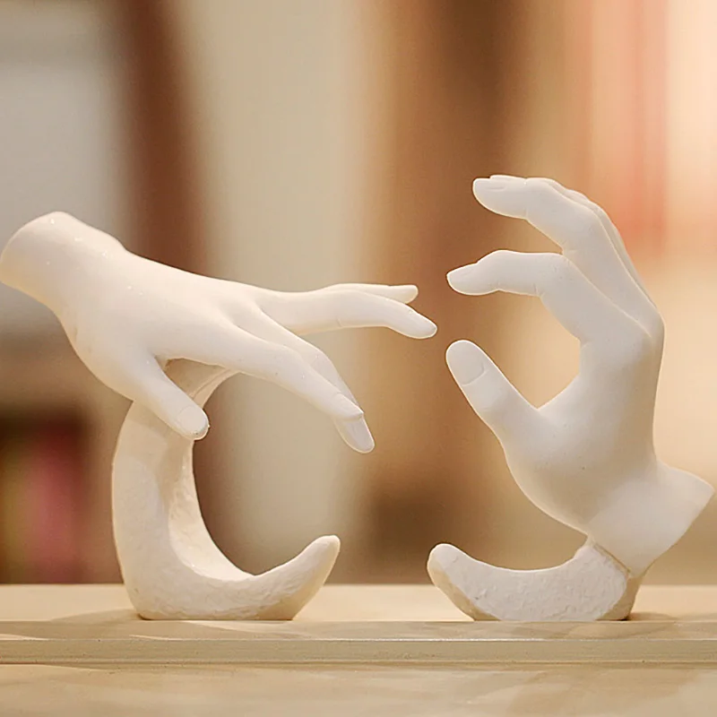 Artistic Couple Lovers Hand Sculpture Decoration/Modern Abstract Home Room Interior Showpiece Wedding Souvenir Statue Decor Gift
Artistic Couple Lovers Hand Sculpture Decoration/Modern Abstract Home Room Interior Showpiece Wedding Souvenir Statue Decor Gift