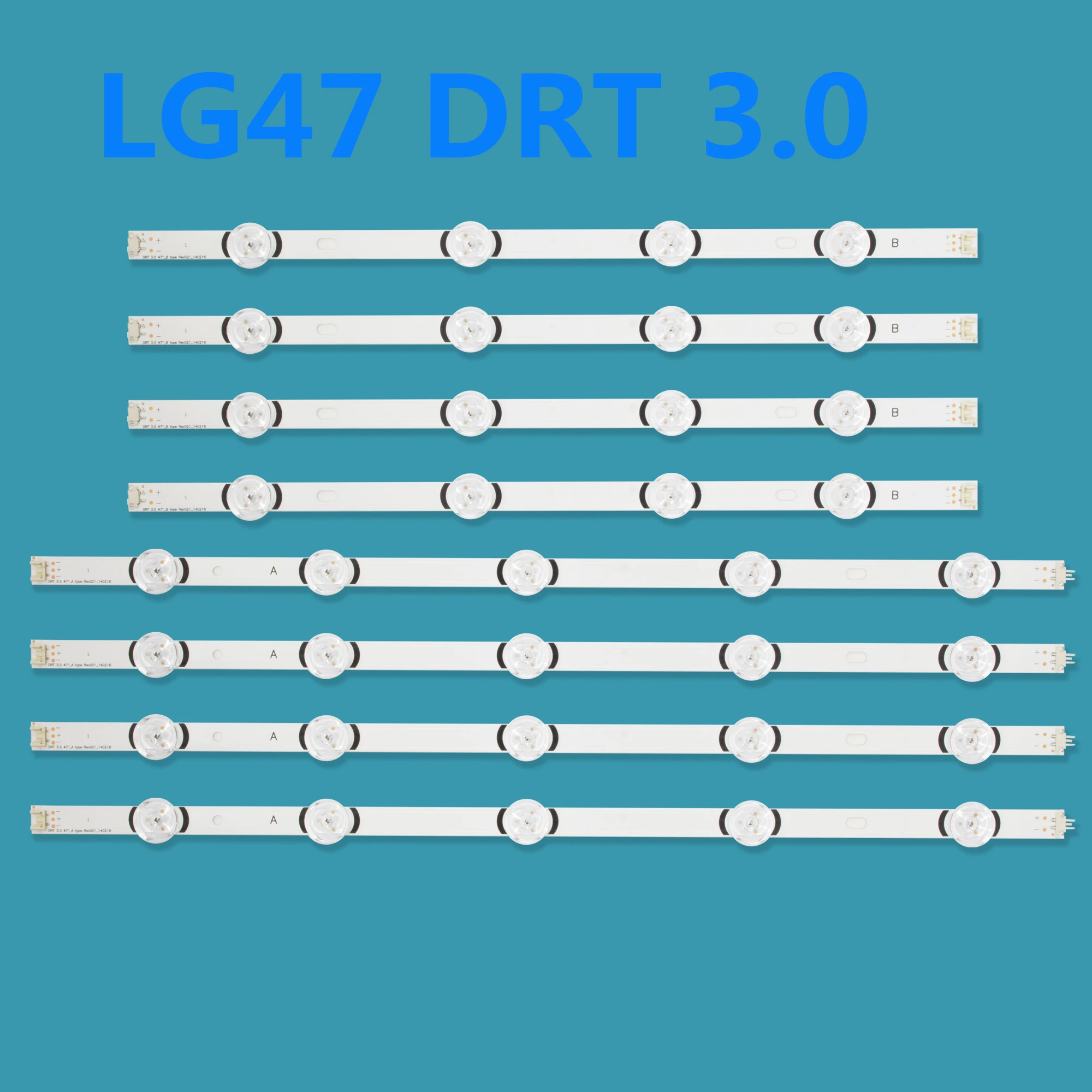 8 шт. (4A + 4B) /лот для LG47 "INNOTEK DRT 3,0 A B Тип ЖК-лампы полосы 6916L-1961A 6916L-1962A
8 шт. (4A + 4B) /лот для LG47 "INNOTEK DRT 3,0 A B Тип ЖК-лампы полосы 6916L-1961A 6916L-1962A