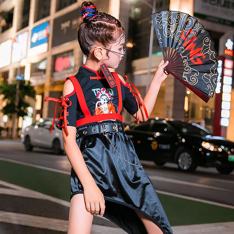 Jazz Dancer Outfit Girls Clothes Chinese Style Cheerleader Uniform Festival Clothing Stage Costume Hip Hop Dancewear DL7977
Jazz Dancer Outfit Girls Clothes Chinese Style Cheerleader Uniform Festival Clothing Stage Costume Hip Hop Dancewear DL7977