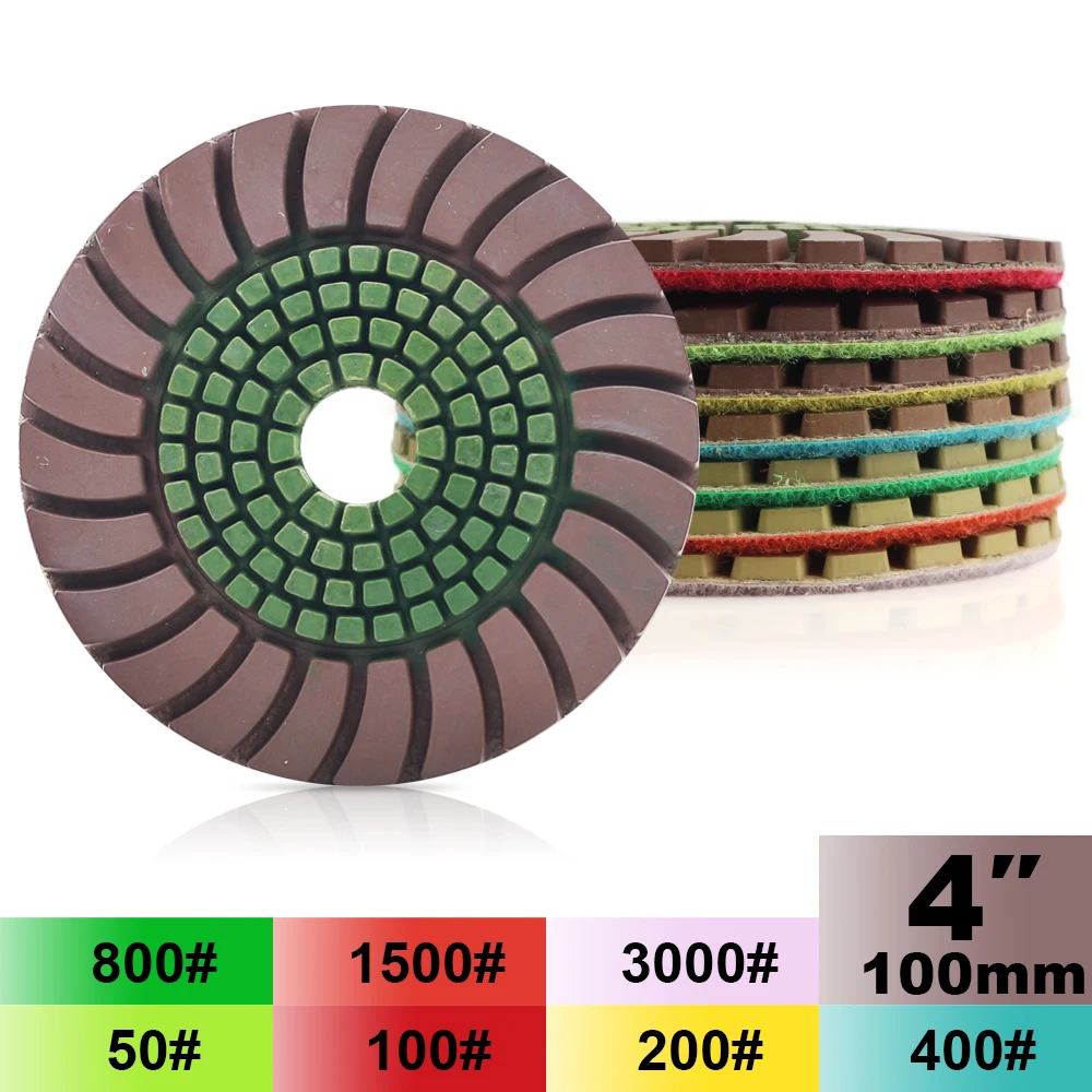Free shipping 7pcs 4 inch sun type colorful diamond polishing pads 100mm diamond abrasive disc for stone
Free shipping 7pcs 4 inch sun type colorful diamond polishing pads 100mm diamond abrasive disc for stone