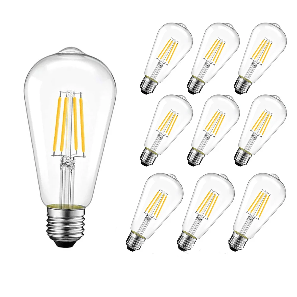 4W LED Light Bulb E27 220V Edison Screw Bulbs 2700K Warm White LED Filament Candle Light Lamp for Ceiling Chandelier Pendant
4W LED Light Bulb E27 220V Edison Screw Bulbs 2700K Warm White LED Filament Candle Light Lamp for Ceiling Chandelier Pendant