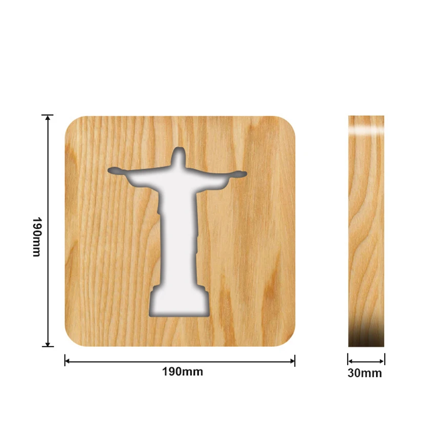 Night Light for Kids, Jesus Priest Wooden 3D Lamp Lights Simple Decorative Lights 3D Wood Carving Pattern LED Night Light
Night Light for Kids, Jesus Priest Wooden 3D Lamp Lights Simple Decorative Lights 3D Wood Carving Pattern LED Night Light
