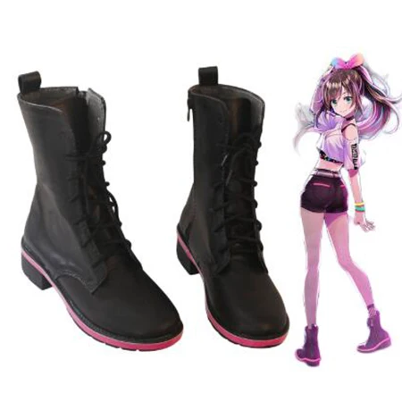Japanese Virtual YouTuber Kizuna AI Cosplay Boots Kizuna Black Women Shoes Costume Customized Accessories Halloween Party Shoes
Japanese Virtual YouTuber Kizuna AI Cosplay Boots Kizuna Black Women Shoes Costume Customized Accessories Halloween Party Shoes