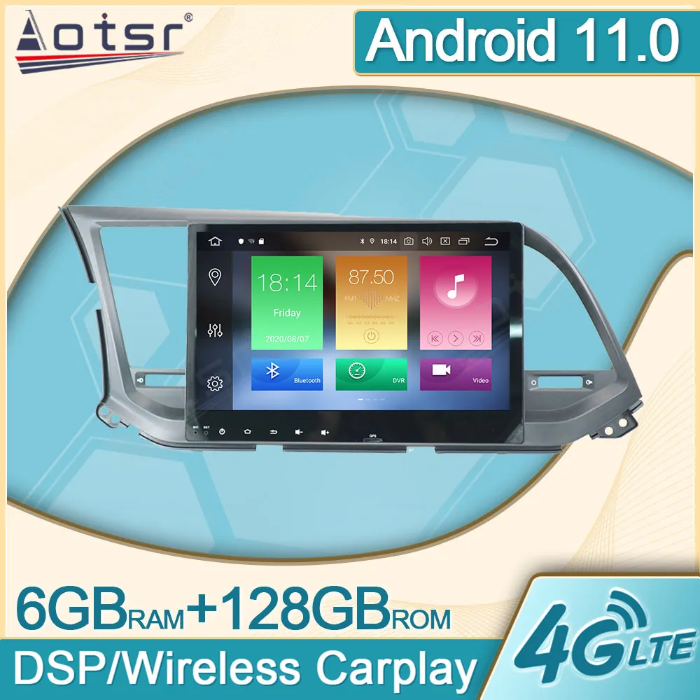 6+128G Android 11.0 For Hyundai Elantra 2016 - 2018 Car Radio Multimedia GPS Navi Video Player Carplay DVD Head Unit DPS No 2Din
6+128G Android 11.0 For Hyundai Elantra 2016 - 2018 Car Radio Multimedia GPS Navi Video Player Carplay DVD Head Unit DPS No 2Din