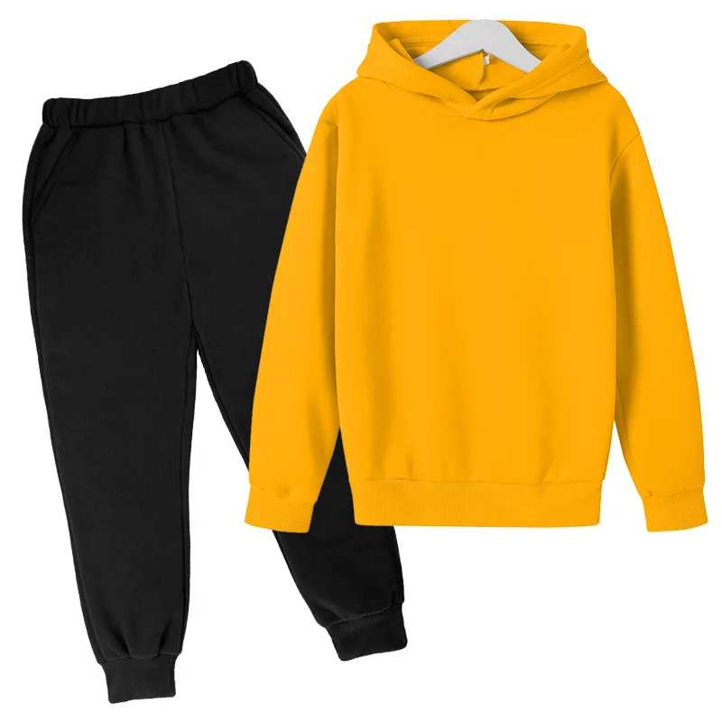 Children's Sweater Suit Pants Solid Color Fleece Jacket Boys and Girls Baby Solid Color Hooded Suit
Children's Sweater Suit Pants Solid Color Fleece Jacket Boys and Girls Baby Solid Color Hooded Suit