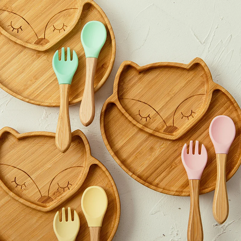 Wooden Dinner Plate Baby Feeding Bamboo and Wood Tableware Free BPA Feeding Waterproof Spoon Non-slip Tableware Baby Products
Wooden Dinner Plate Baby Feeding Bamboo and Wood Tableware Free BPA Feeding Waterproof Spoon Non-slip Tableware Baby Products