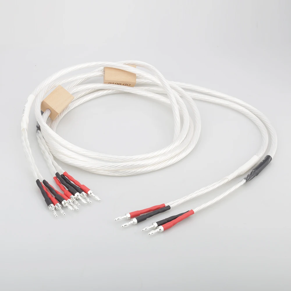 100% new High performance odin speaker cable biwire banana cable terminal silver plated high fidelity speaker audio cable
100% new High performance odin speaker cable biwire banana cable terminal silver plated high fidelity speaker audio cable