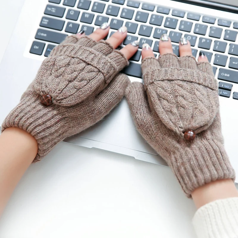 Wool Knitted Fingerless Flip Gloves Winter Warm Finger Free Touchscreen Gloves for Men Women Unisex Exposed Finger Mittens Glove
Wool Knitted Fingerless Flip Gloves Winter Warm Finger Free Touchscreen Gloves for Men Women Unisex Exposed Finger Mittens Glove