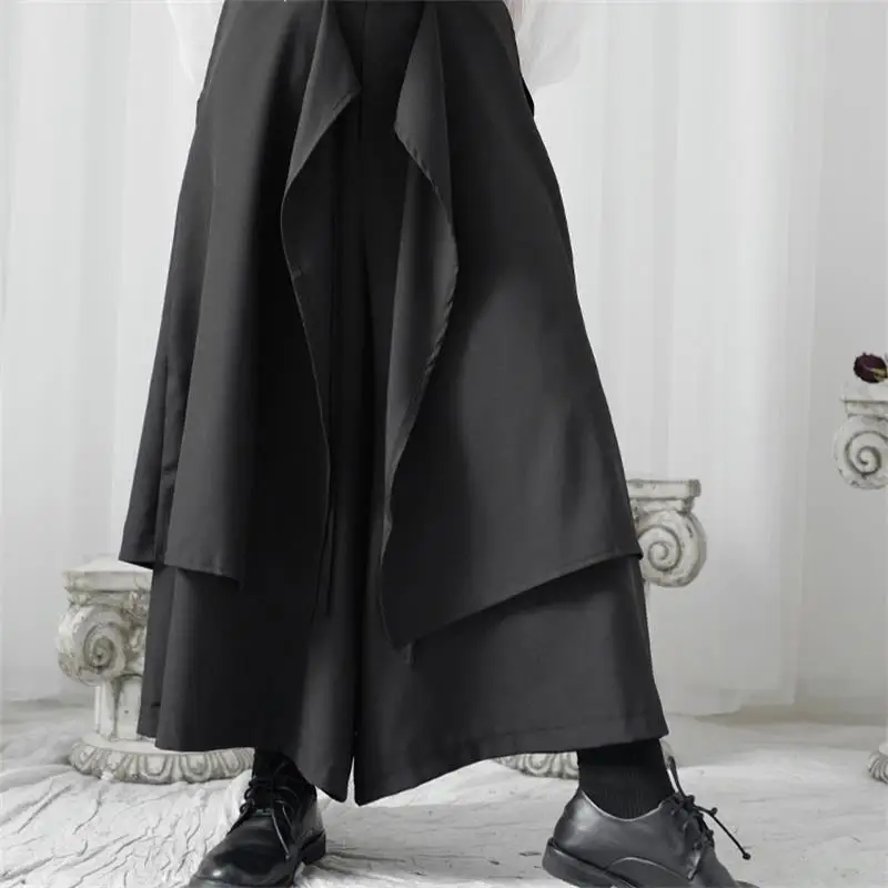 Lady Trouser Skirt Spring And Autumn New Brunet False Two Irregular Design Super Loose A Word Skirt Wide Leg Pants
Lady Trouser Skirt Spring And Autumn New Brunet False Two Irregular Design Super Loose A Word Skirt Wide Leg Pants
