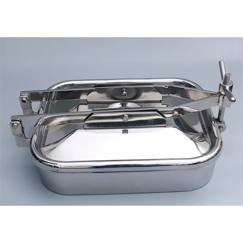 Rectangular Manhole Cover Stainless Steel 304/316 Square Quick Opening Manhole Height 80mm
Rectangular Manhole Cover Stainless Steel 304/316 Square Quick Opening Manhole Height 80mm