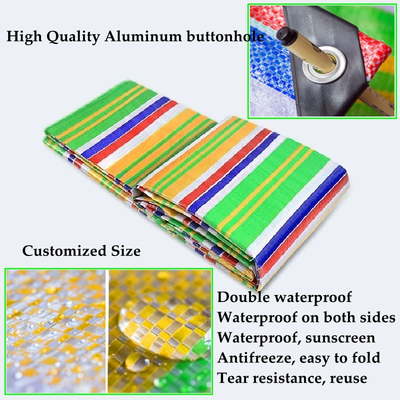 Colorfull PE Tarpaulin Rainproof Cloth Garden Greenhouse Plants Cover Outdoor Awning Pet House Waterproof Sunshade Cloth Canopys
Colorfull PE Tarpaulin Rainproof Cloth Garden Greenhouse Plants Cover Outdoor Awning Pet House Waterproof Sunshade Cloth Canopys