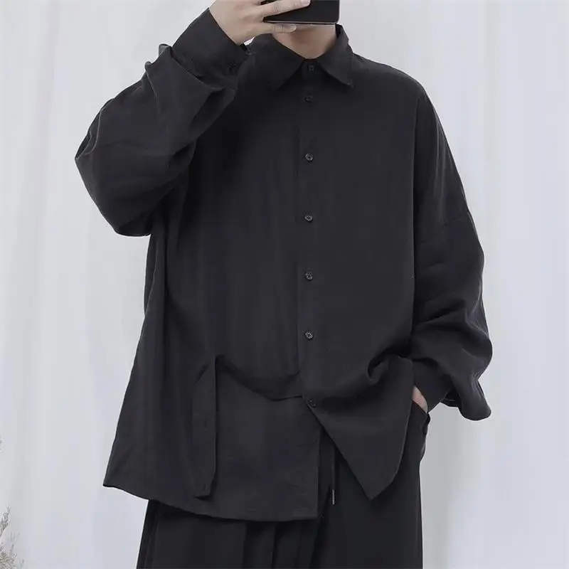 Men's Long-Sleeve Shirt Spring And Autumn New Korean Version Of The Niche Design Trend Of Youth Leisure Loose Large Size Shirt
Men's Long-Sleeve Shirt Spring And Autumn New Korean Version Of The Niche Design Trend Of Youth Leisure Loose Large Size Shirt