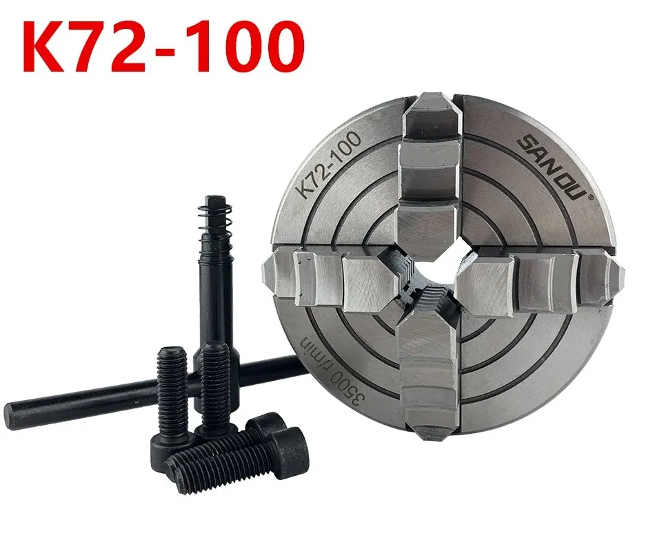 Четырехкулачковый токарный патрон SAN OU K72-100, ручной независимый токарный станок
Четырехкулачковый токарный патрон SAN OU K72-100, ручной независимый токарный станок