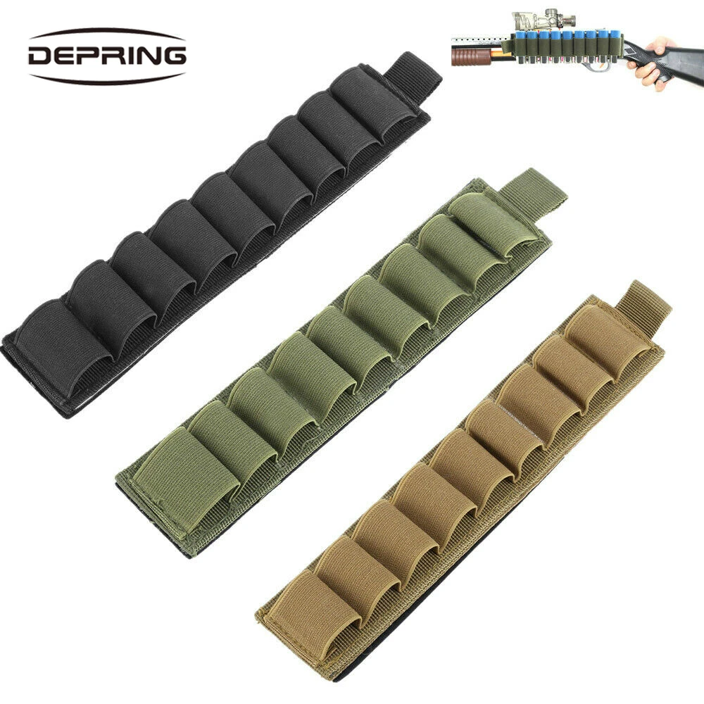 Tactical Hook&Loop 9 Rounds Shotgun Shell Holder Shotshell Ammo Pouch Cartridge Insert Card Strip with Adhesive Back for 12 GA
Tactical Hook&Loop 9 Rounds Shotgun Shell Holder Shotshell Ammo Pouch Cartridge Insert Card Strip with Adhesive Back for 12 GA