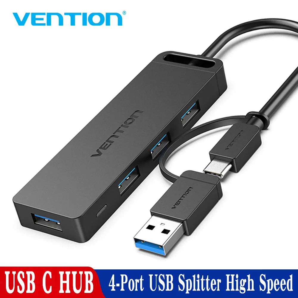 Vention USB C HUB 3.1 Type C to USB 3.0 Adapter Multi USB with Micro USB Charging Port for Xiaomi MacBook Huawei OTG Type C HUB
Vention USB C HUB 3.1 Type C to USB 3.0 Adapter Multi USB with Micro USB Charging Port for Xiaomi MacBook Huawei OTG Type C HUB