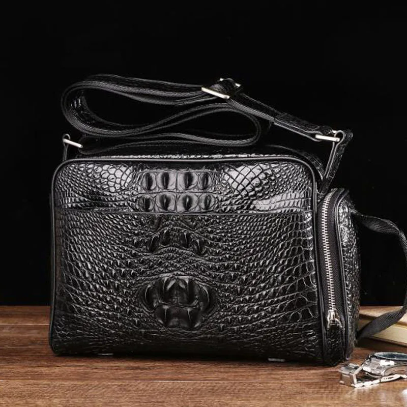2023 New leather Fashion Men's Shoulder Messenger Bag Famous Brand Casual All-Match Crocodile pattern large capacity men's bag
2023 New leather Fashion Men's Shoulder Messenger Bag Famous Brand Casual All-Match Crocodile pattern large capacity men's bag