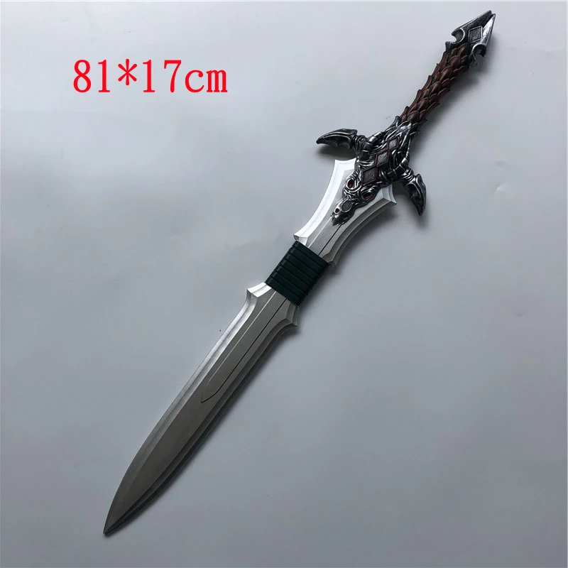 Anime Cosplay Sir Anduin Lothar Sword Cosplay Game Props Cool Toys Decoration Planks Collectibles For Game Lovers 81cm
Anime Cosplay Sir Anduin Lothar Sword Cosplay Game Props Cool Toys Decoration Planks Collectibles For Game Lovers 81cm