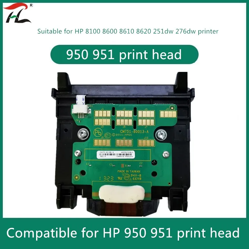 Compatible for CM751-80013A 950951950950XL 951XL HP Pro 8100 8600 8600 8610 8620 8625 8630 8700 251DW 251276 276DW print head
Compatible for CM751-80013A 950951950950XL 951XL HP Pro 8100 8600 8600 8610 8620 8625 8630 8700 251DW 251276 276DW print head