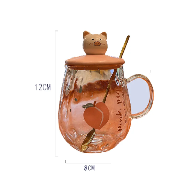 Glass Korean Lovely Office Household Breakfast Cup With Lid Spoon Personality Water Cup With Handle
Glass Korean Lovely Office Household Breakfast Cup With Lid Spoon Personality Water Cup With Handle